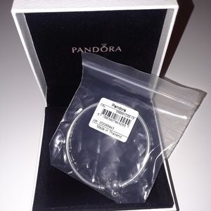 Pandora Moments Infinity Heart Clasp Bangle